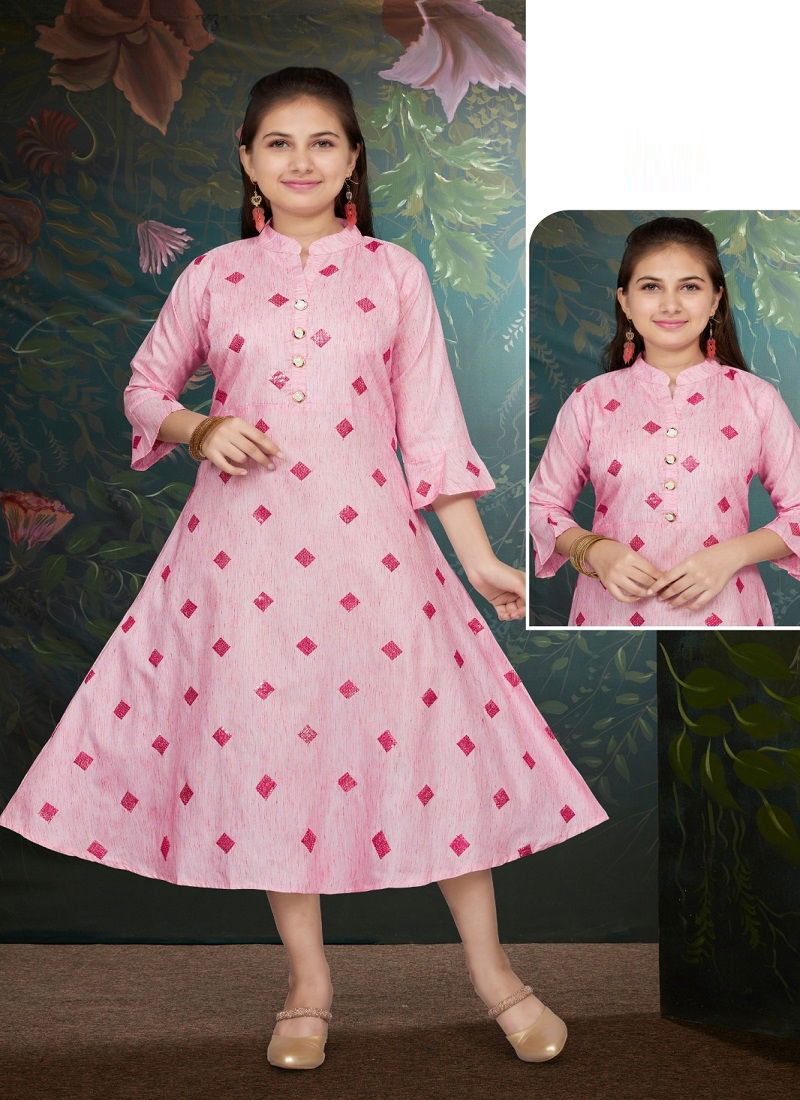 Kinjal 8147 Size Set Printed Kurtis Catalog
